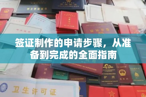 桂平签证制作的申请步骤，从准备到完成的全面指南